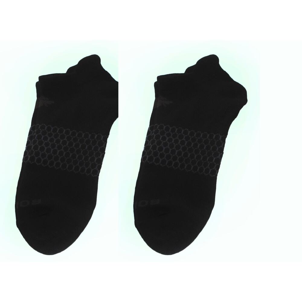 Men Socks Bombas 2 Pack Lightweight Ankle Socks Size XL‎ Shoes Size 9-13 Black